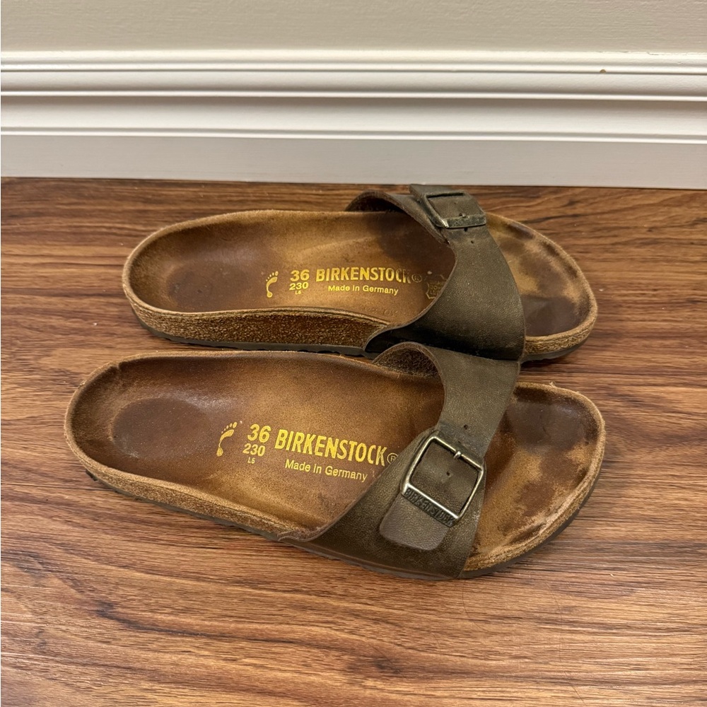 Birkenstock Madrid Sandals Brown size 6 - Picture 2 of 5